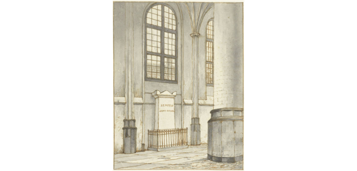 Gerrit Lamberts, Gravestone of J.M. Kemper in Pieterskerk, Leiden, 1835, coll. Rijksmuseum Amsterdam.