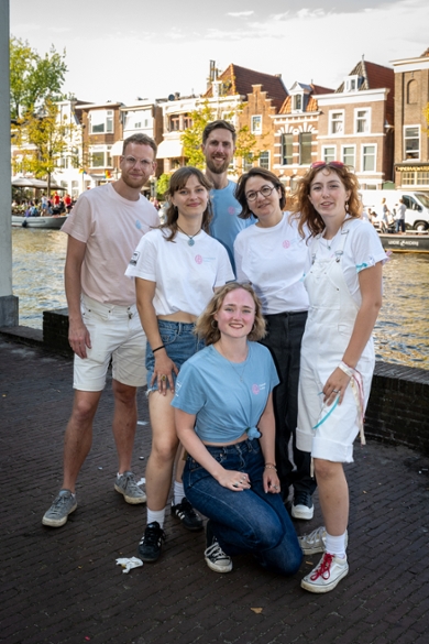 Looi van Kessel, Stephan van Es, Anouk Roggema, Lisa Anderson Katrina Konzuk en voormalig diversity officer Aya Ezawa.